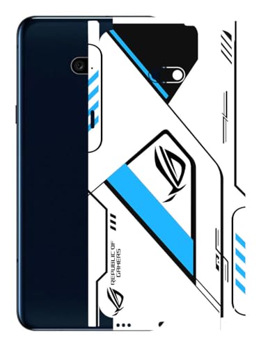 Image of AtOdds - Full Body Back Screen Guard Protector Film - Lamination Wrap Skin Sticker Compatible with LG G8X ThinQ | Scratchproof Matte Finish (RogBlue)