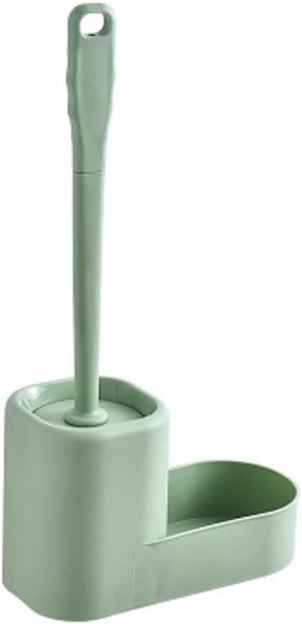 JKMQA Toilet Brushes And Holders (1 Pack) Upgraded Modern Design,Bathroom Silicone Toilet Bowl Brushes With Quick Drying Holder Set