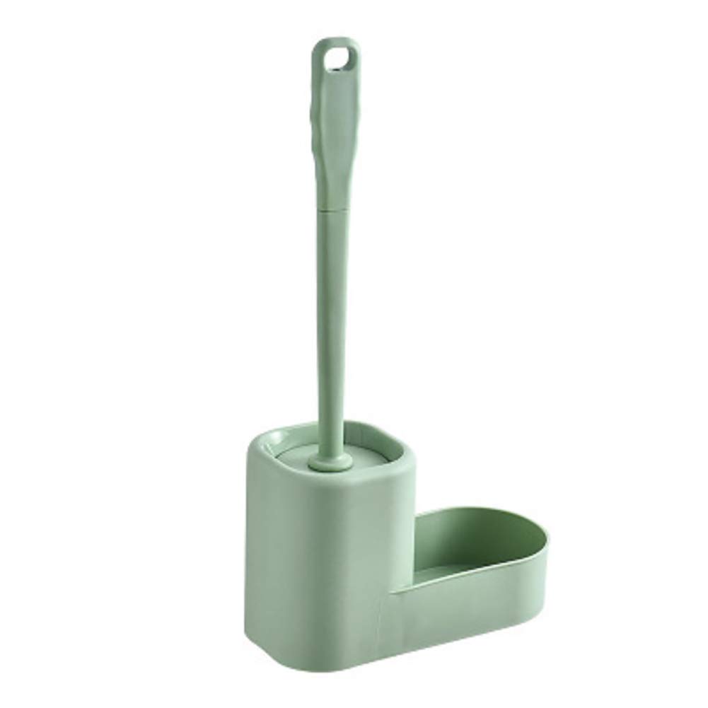 JKMQA Toilet Brushes And Holders (1 Pack) Upgraded Modern Design,Bathroom Silicone Toilet Bowl Brushes With Quick Drying Holder Set