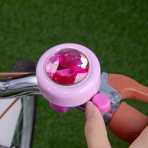 CHILDHOOD Bike Bell for Kids with Loud Clear Sound Bike Accessories for Kids Girls BoysPink