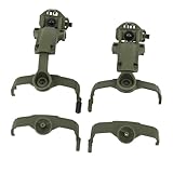 Hearangel ARC Rail Adapter for PELTO Comta III Tactical Headset Compatible with Ops-Core Fast ACH ARC Rail Mounting (FG)