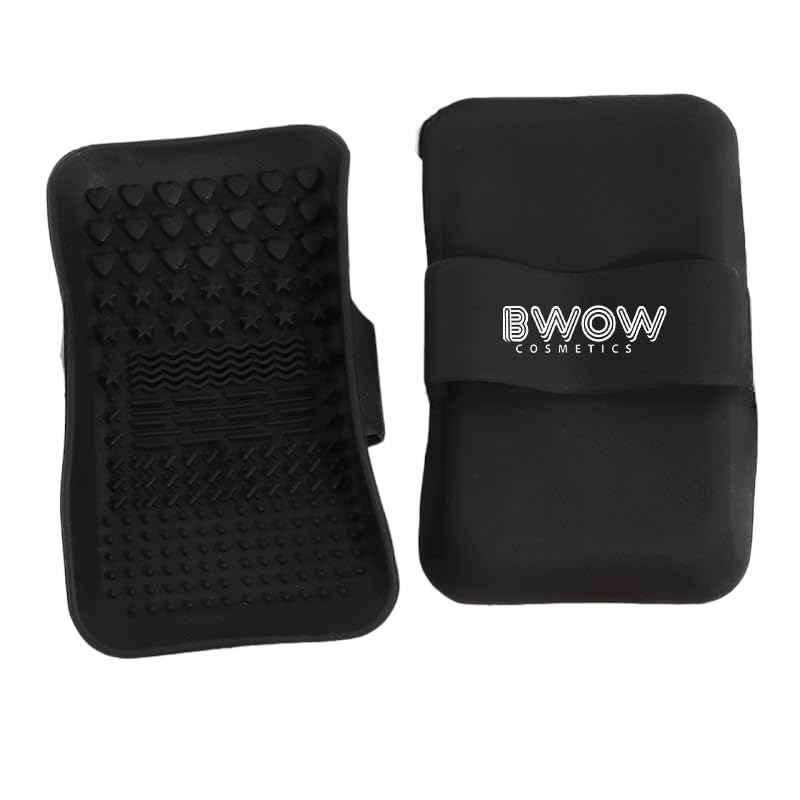 Makeup Brush Cleaning Mat Silicone Pad, Latex Free