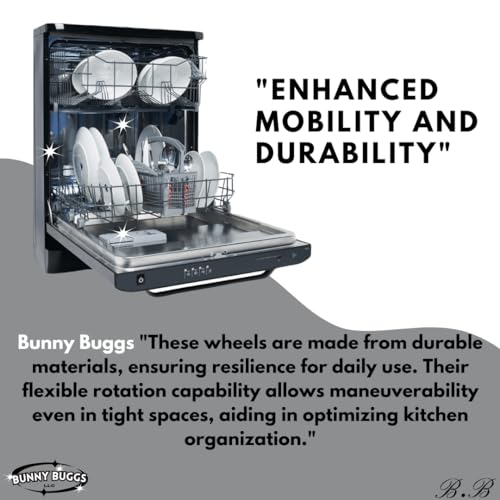 image for BUNNY BUGGS (2025) 611666 Dishwasher Upper Rack Roller Fit for Bosch R