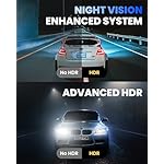Dash Cam Front and Rear, 4K Full HD Dual Dash Camera for Cars Built-in 5G WiFi GPS, 64GB Card, Car Camera with 3" IPS Screen, UHD 2160P Night Vision, HDR, App Control, 24H Parking Monitor - Image 3