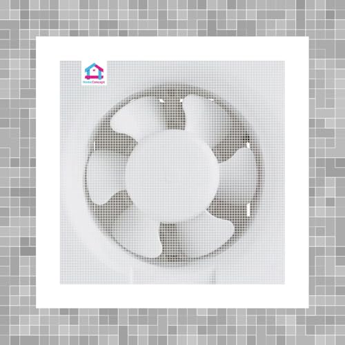 Image of HomeConcept Small Mosquito Net for Exhaust Fan and Bathroom Small Window - 120 GSM Pre-Stitched Ready-to-Use Fiberglass Mesh, Protection from Insect, Dust and Lizard, Washable (White, 30cm x 40cm)