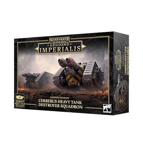 Cerberus Heavy Tank Destroyer Legiones Astartes Warhammer Horus Heresy 4 figurines