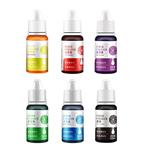 Juego de colorantes alimentarios de 10 ml, 4/12/6 piezas, herramientas de decoración de pasteles, pigmento comestible para repostería, colorantes de alimentos, accesorios para pasteles, decoración de