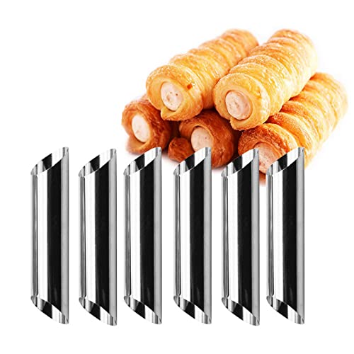 JasCherry 33pcs Non-Stick Cream Horn Cones Tubes 3 Sizes Stainless Steel Conical Croissant Pastry Baking Moulds Set - Image 3