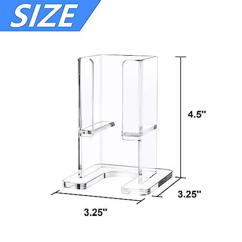 Beautyflier Electric Razor Stand for Philips Norelco Electric Shaver, Acrylic Base Holder for Men Storage Rack Bracket Home Bathroom Accessories, Universal Size - Thumbnail 4