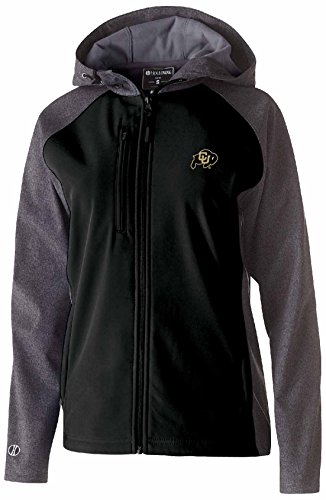 NCAA Colorado Buffaloes Adult Women Holloway Raider Soft Shell JacketMedium