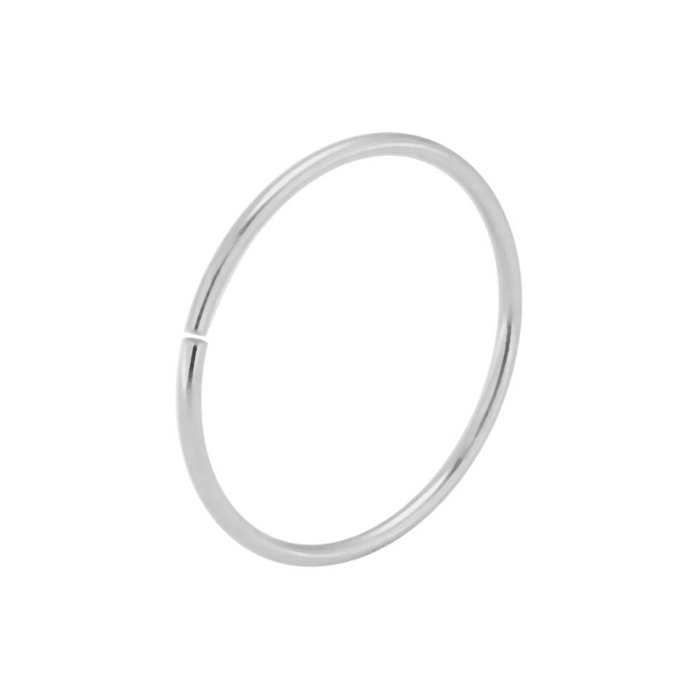 Monster Piercing14K Oro 22 Calibre - 8MM de di?Metro aro Abierto Continuo Nariz Anillo Piercing Nariz