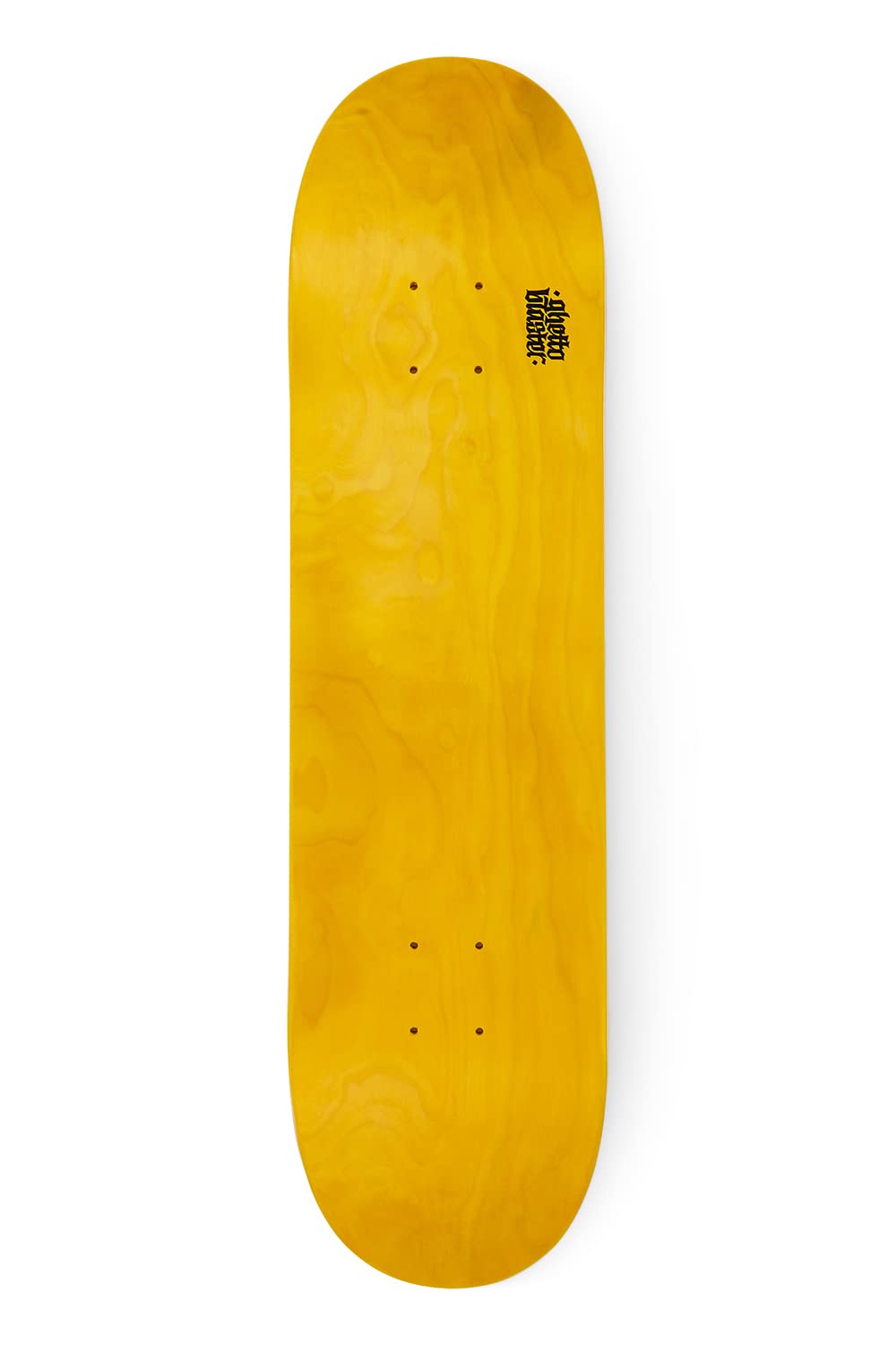 GHETTOBLASTER Tavola Skateboard Professionale, Principianti, Bambini, Adulti, Blank in Acero 7 Strati, Peso Max 90kg, Modello Small Logo Yellow 8.0”