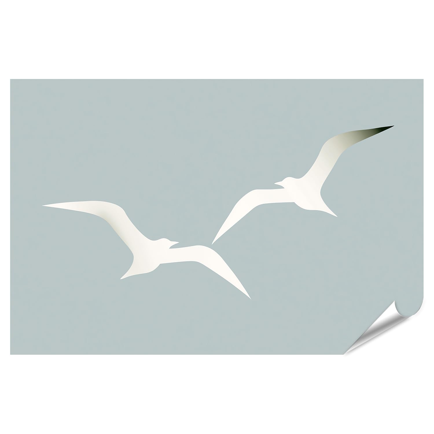 islandburner Póster Premium Delicada Elegancia Aves Mural Salón Para Amantes de la Naturaleza - Gran Formato