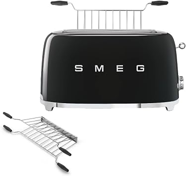 4 Slice Toaster TSF02 with Sandwich Rack TSSR02 Set Black