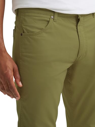 Wrangler Men's Relaxed Fit Taper Jeans, Olive, 34 x 34 - image 4