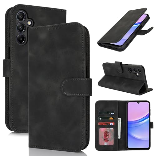 Coque antichoc Samsung A15 5G avec support vidéo et portefeuille intégré Zouzt