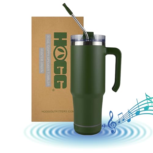 Hogg Bluetooth Tumbler 30 oz Grippy - Hunter Green...