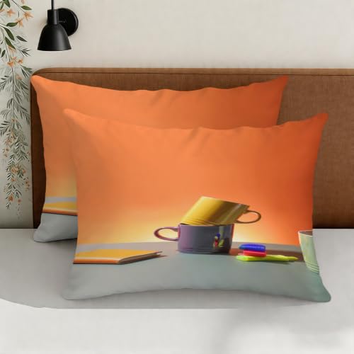 Housse de couette 220x240 cm parure lit microfibre imprimée 3D - 5
