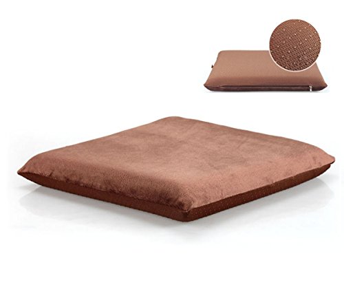 YIHang Memory Foam Cushion for Any SEAT -Portable Chair Seat Pad for Home and Office, Computer, Couch, Driving, Auto Seat, Wheelchair.(Brown)