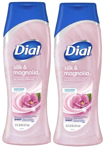 Gel douche hydratant Dial pour apaiser la peau sèche au magnolia