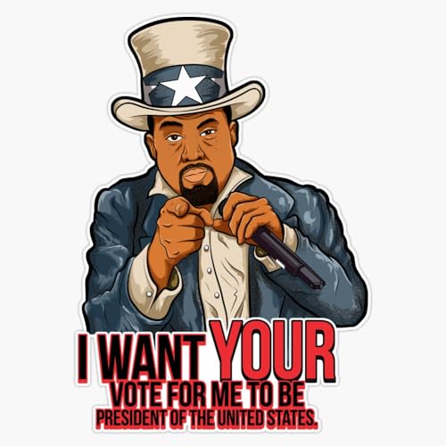 LAD Studio Uncle Kanye West Sticker Bumper Sticker Vinyl Decal 5""