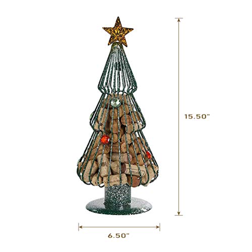 Christmas Tree Cork Caddy Cage Displays And Stores Wine Corks By Picnic Plus Holds Up To 70 Corks #TOP1