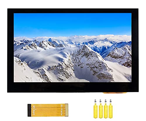 Image of Waveshare 4.3 Inch DSI LCD Screen for Raspberry Pi 4B /3B+ /3A+ /3B /2B /B+ /A+, Touch Screen 800x480 Monitor IPS Capacitive Screen with MIPI DSI Interface