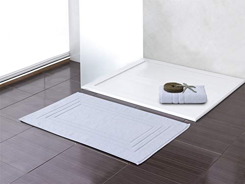 Class Home Collection Juego de 2 Rizo algodón Alfombrilla de Ducha (50 x 80 cm