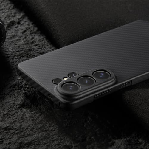 GIMENOHIG Slim Aramid Fiber Case for Samsung Galaxy S26 Ultra, Camera Full Cover Protection (Black, S26 Ultra) by GIMENOHIG - Used condition - Image 7