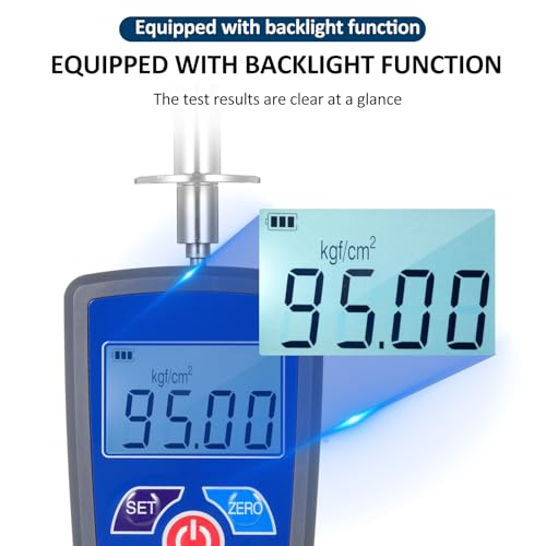 Wakects Digital Obsthärteprüfer, Mini -Obst -Durometer mit Hintergrundbeleuchtung und Summeralarmfunktion, für die Standard -Fruchthärteneinheit KGF/CM² Display (GY-M30)