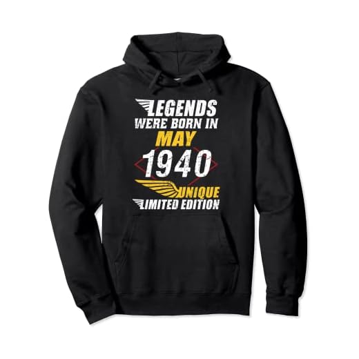 Cumpleaños Mayo 1940 Edición Limitada Regalo Legend May Sudadera con Capucha