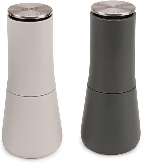 Joseph Joseph 95036 Milltop zestaw młynków do soli i i pieprzu, wielokolorowy