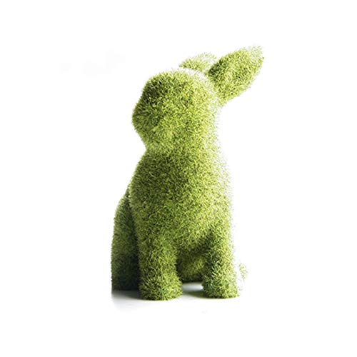 Lapin en résine flocée - Décoration de fenêtre extérieure Cover