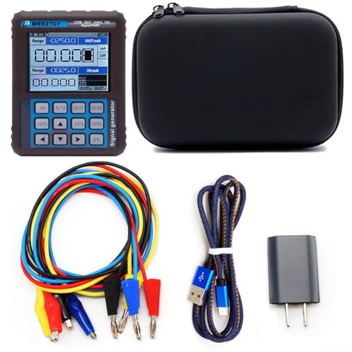 MR9270P Industrial Signal Generator 4-20mA/0-10V Dual Output With Built-in ARM Processor, PLC Valve Positioner Debugging Tool, IP54 Protection Rating, 72H Battery Life