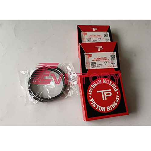 Per anello pistone Isuzu 3KR1 + kit guarnizione cilindro completo