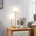 Kardleen Mid Century Modern U-Shape Table Lamp, 2-Globe Bedside Lamp with LED G9 Light Source - Ideal for Bedroom & Office