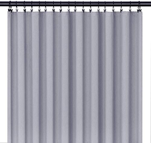 SPLF 28 Pack Metal Openable Curtain Rings with Clips, 1.5 Inch Interior Diameter Heavy Duty Rustproof Vintage Decorative Drapery Eyelet Curtain Rods Hangers Rings, Black