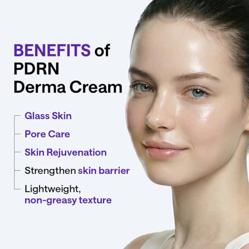 Image of MEDIHEAL Derma Cream [PDRN] - Pore Minimizing Moisturizer with Adenosine, Niacinamide & Ceramide | Clinically Tested Elasticity & Deep Hydration Korean Skincare (1.69 fl oz)