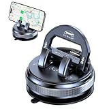 KQLHLHDYZ Soporte para teléfono de coche, soporte ajustable para teléfono celular con rotación de 360 grados, soporte universal antideslizante para teléfono de coche con clip de resorte ajustable para