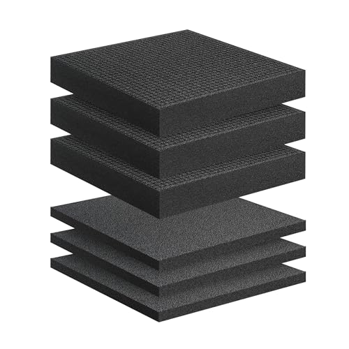 Pick Apart Foam Insert- 3 PCS and Foam Pads- 3 PCS Pluck Pre Cubed Insert Pre Separated Cube Sheet...