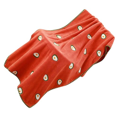 Serviette de bain motif avocat de douche pour usage quotidien en coton doux