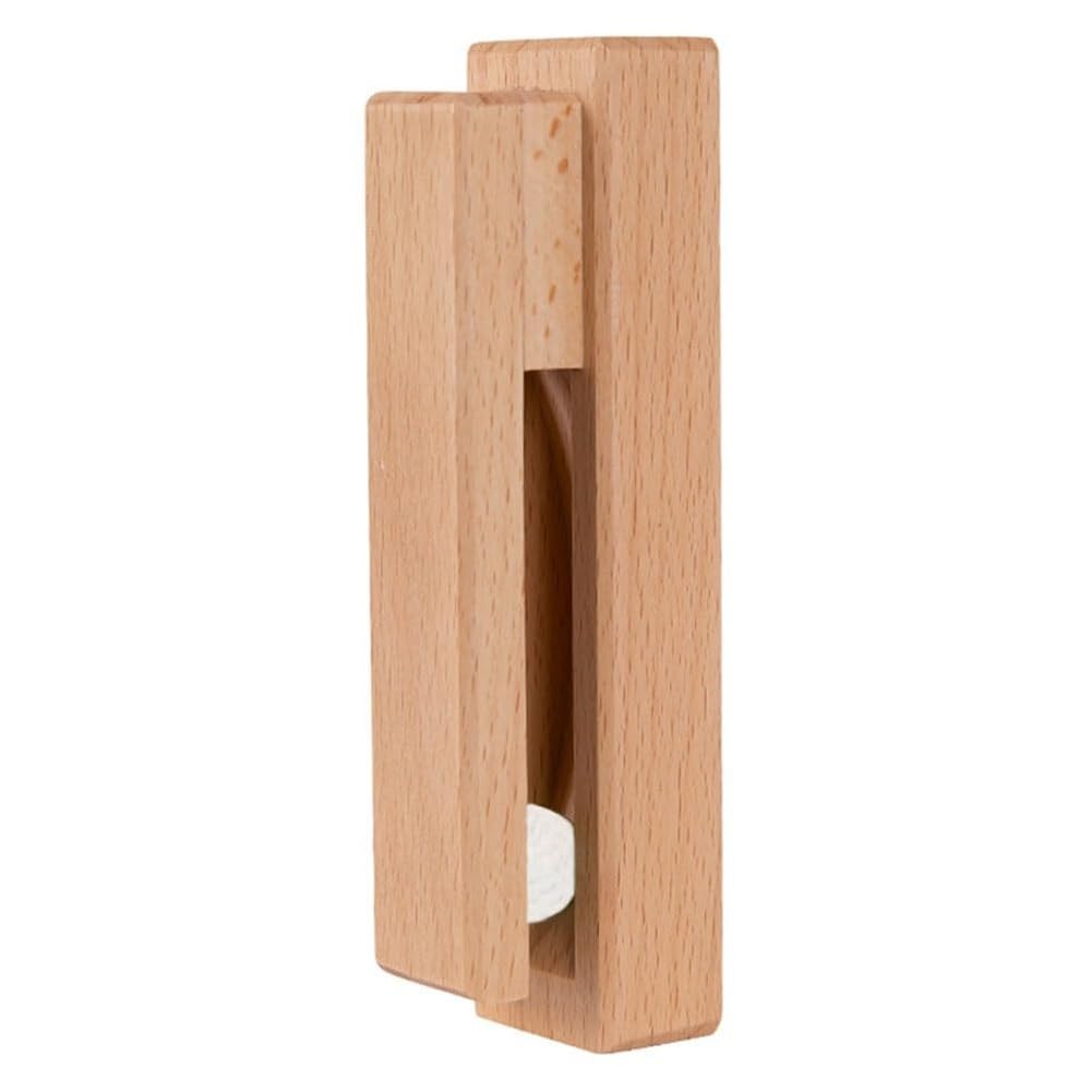 Yoiimiya Wooden Towel Rack Self-Adhesive Vintage Towel Rack Suitable forBathroom, Kitchen