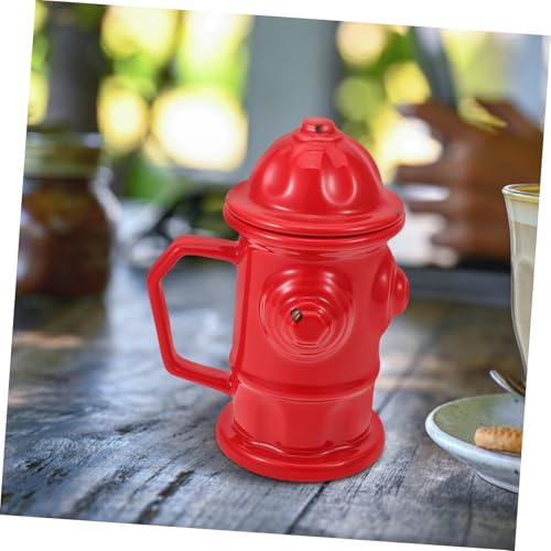 Mug bouche d'incendie rouge tasses décoratives pour le bureau - 7