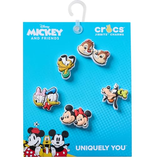 Image of Crocs Jibbitz Mickey & Friends Disney Shoe Charm Packs, Disney Friends, 5-Pack