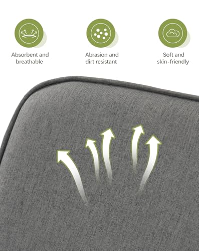 Image of VLIVE Convertible Sleeper Sofa Chair - Adjustable Single Couch with Table & Pillow, Multifunctional Folding Chair Bed for Living Rooms, Bedroom, Small Apartment and Studios, Grey