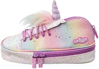 Smiggle Sneaker Seeker Pencil Case (Sparkle Lilac Unicorn)