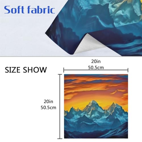 Servilletas de Tela Sunset Mountain, Set de 6, 50.5x50.5 cm miniatura 7