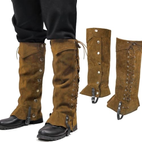 Bottes De Pirate Faciles à Imiter avec nos Couvre-bottes Médiévaux Ajustables - 4