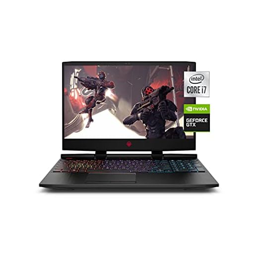 OMEN 15 Gaming Laptop, NVIDIA GeForce GTX 1650 Ti, Intel Core i7-10750H, 8 GB DDR4 RAM, 512 GB PCIe NVMe SSD, 15.6" Full HD, Windows 10 Home, RGB Keyboard (15-dc2010nr, 2020 Model)