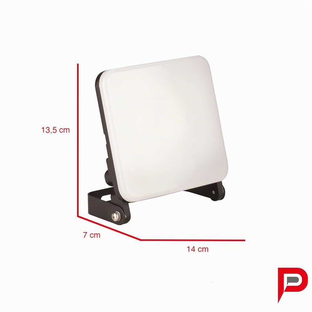 Poly Pool PP3143 - Proiettore Wi-Fi da Esterno LED 24W - Faro Luce Variabile RGB+CW Dimmerabile - Con Dissipatore di Calore e Staffa in Alluminio - SMART
